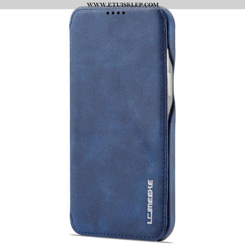 Etui Na Telefon do iPhone 14 Pro Max Etui Folio Lc.imeeke Efekt Skóry